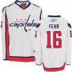Reebok Washington Capitals 16 Men's Eric Fehr Authentic White Away NHL Jersey