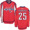 Reebok Washington Capitals 25 Men's Jason Chimera Authentic Red Home NHL Jersey