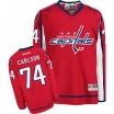Reebok Washington Capitals 74 Men's John Carlson Authentic Red Home NHL Jersey