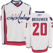 Reebok Washington Capitals 20 Men's Troy Brouwer Authentic White Away NHL Jersey