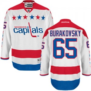 Reebok Washington Capitals 65 Men's Andre Burakovsky Premier White Third NHL Jersey