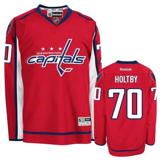 Braden Holtby Authentic Red Home NHL Jersey