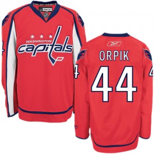 Reebok Washington Capitals 44 Men's Brooks Orpik Premier Red Home NHL Jersey