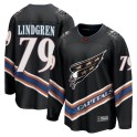 Fanatics Branded Washington Capitals Men's Charlie Lindgren Breakaway Black Special Edition 2.0 NHL Jersey