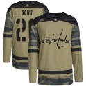 Adidas Washington Capitals Men's Nic Dowd Authentic Camo Military Appreciation Practice NHL Jersey