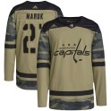 Adidas Washington Capitals Men's Dennis Maruk Authentic Camo Military Appreciation Practice NHL Jersey