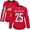 Adidas Washington Capitals Women's Dylan McIlrath Authentic Red Home NHL Jersey