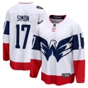 Fanatics Branded Washington Capitals Youth Chris Simon Breakaway White 2023 Stadium Series NHL Jersey