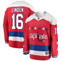 Fanatics Branded Washington Capitals Men's Trevor Linden Breakaway Red Alternate NHL Jersey