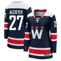 Fanatics Branded Washington Capitals Women's Alexander Alexeyev Premier Navy zied Breakaway 2020/21 Alternate NHL Jersey