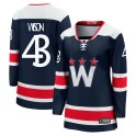 Fanatics Branded Washington Capitals Women's Tom Wilson Premier Navy zied Breakaway 2020/21 Alternate NHL Jersey
