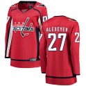 Fanatics Branded Washington Capitals Women's Alexander Alexeyev Breakaway Red Home NHL Jersey