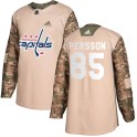 Adidas Washington Capitals Youth Ludwig Persson Authentic Camo Veterans Day Practice NHL Jersey