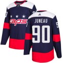 Adidas Washington Capitals Men's Joe Juneau Authentic Navy Blue 2018 Stadium Series NHL Jersey