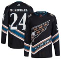 Adidas Washington Capitals Youth Connor McMichael Authentic Black Reverse Retro 2.0 NHL Jersey