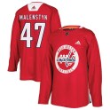 Adidas Washington Capitals Men's Beck Malenstyn Authentic Red Practice NHL Jersey