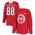 Adidas Washington Capitals Men's Bobby Nardella Authentic Red Practice NHL Jersey