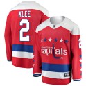 Fanatics Branded Washington Capitals Youth Ken Klee Breakaway Red Alternate NHL Jersey