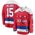 Fanatics Branded Washington Capitals Youth Sonny Milano Breakaway Red Alternate NHL Jersey