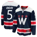 Fanatics Branded Washington Capitals Men's Rod Langway Premier Navy zied Breakaway 2020/21 Alternate NHL Jersey