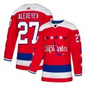 Adidas Washington Capitals Youth Alexander Alexeyev Authentic Red Alternate NHL Jersey