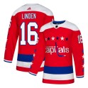 Adidas Washington Capitals Youth Trevor Linden Authentic Red Alternate NHL Jersey