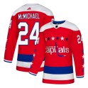 Adidas Washington Capitals Youth Connor McMichael Authentic Red Alternate NHL Jersey