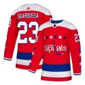 Adidas Washington Capitals Youth Michael Sgarbossa Authentic Red Alternate NHL Jersey