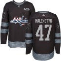 Washington Capitals Youth Beck Malenstyn Authentic Black 1917-2017 100th Anniversary NHL Jersey