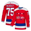 Adidas Washington Capitals Men's Tim McGauley Authentic Red Alternate NHL Jersey
