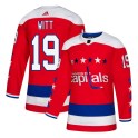 Adidas Washington Capitals Men's Brendan Witt Authentic Red Alternate NHL Jersey