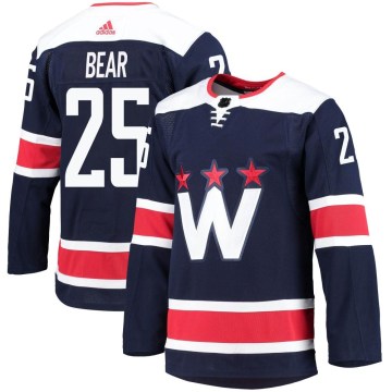 Adidas Washington Capitals Men's Ethan Bear Authentic Navy 2020/21 Alternate Primegreen Pro NHL Jersey