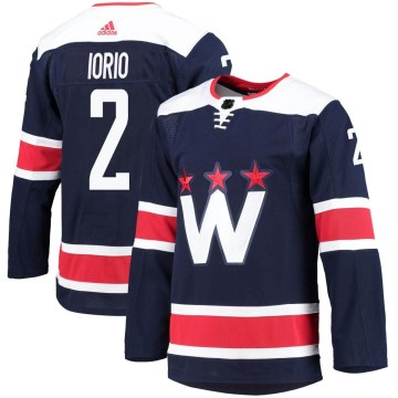 Adidas Washington Capitals Men's Vincent Iorio Authentic Navy 2020/21 Alternate Primegreen Pro NHL Jersey