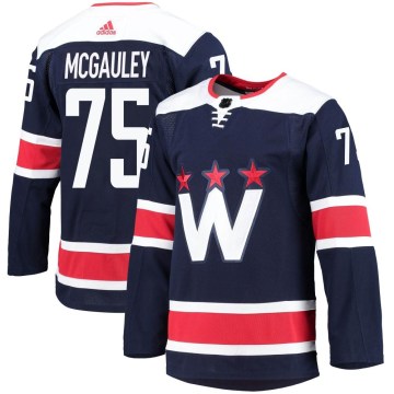 Adidas Washington Capitals Men's Tim McGauley Authentic Navy 2020/21 Alternate Primegreen Pro NHL Jersey
