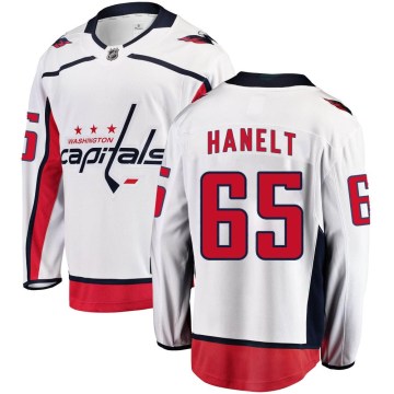 Fanatics Branded Washington Capitals Youth Haakon Hanelt Breakaway White Away NHL Jersey
