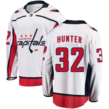 Fanatics Branded Washington Capitals Youth Dale Hunter Breakaway White Away NHL Jersey