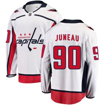 Fanatics Branded Washington Capitals Youth Joe Juneau Breakaway White Away NHL Jersey