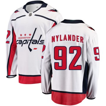 Fanatics Branded Washington Capitals Youth Michael Nylander Breakaway White Away NHL Jersey