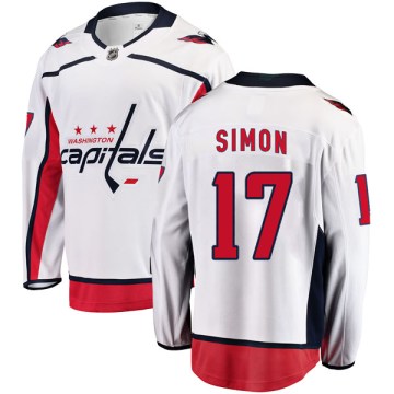 Fanatics Branded Washington Capitals Youth Chris Simon Breakaway White Away NHL Jersey
