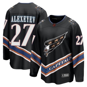 Fanatics Branded Washington Capitals Men's Alexander Alexeyev Breakaway Black Special Edition 2.0 NHL Jersey