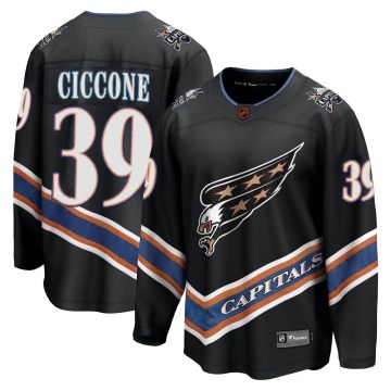 Fanatics Branded Washington Capitals Men's Enrico Ciccone Breakaway Black Special Edition 2.0 NHL Jersey