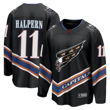 Fanatics Branded Washington Capitals Men's Jeff Halpern Breakaway Black Special Edition 2.0 NHL Jersey