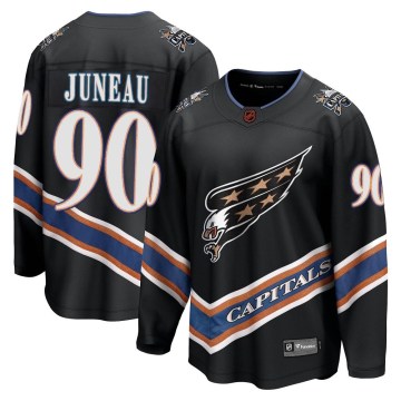 Fanatics Branded Washington Capitals Men's Joe Juneau Breakaway Black Special Edition 2.0 NHL Jersey