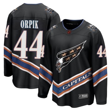 Fanatics Branded Washington Capitals Men's Brooks Orpik Breakaway Black Special Edition 2.0 NHL Jersey