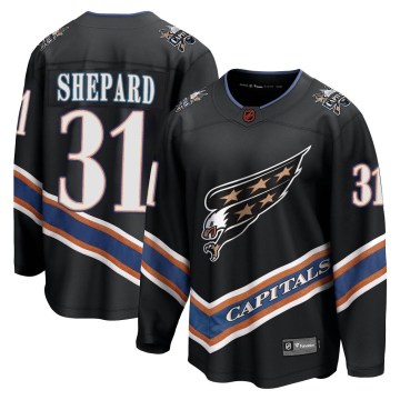 Fanatics Branded Washington Capitals Men's Hunter Shepard Breakaway Black Special Edition 2.0 NHL Jersey