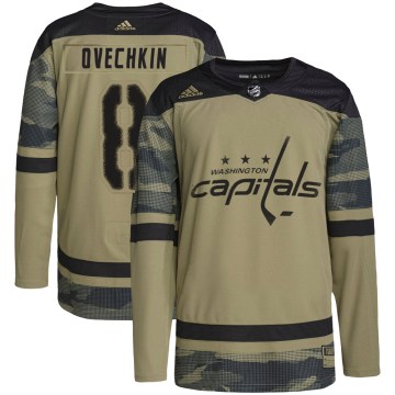 Adidas Washington Capitals Men's Alex Ovechkin Authentic Camo Military Appreciation Practice NHL Jersey
