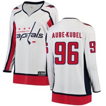 Fanatics Branded Washington Capitals Women's Nicolas Aube-Kubel Breakaway White Away NHL Jersey