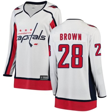 Fanatics Branded Washington Capitals Women's Connor Brown Breakaway White Away NHL Jersey