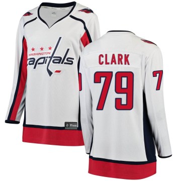 Fanatics Branded Washington Capitals Women's Chase Clark Breakaway White Away NHL Jersey