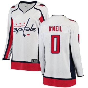 Fanatics Branded Washington Capitals Women's Kevin O'Neil Breakaway White Away NHL Jersey